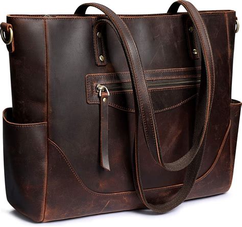 genuine leather tote handbags